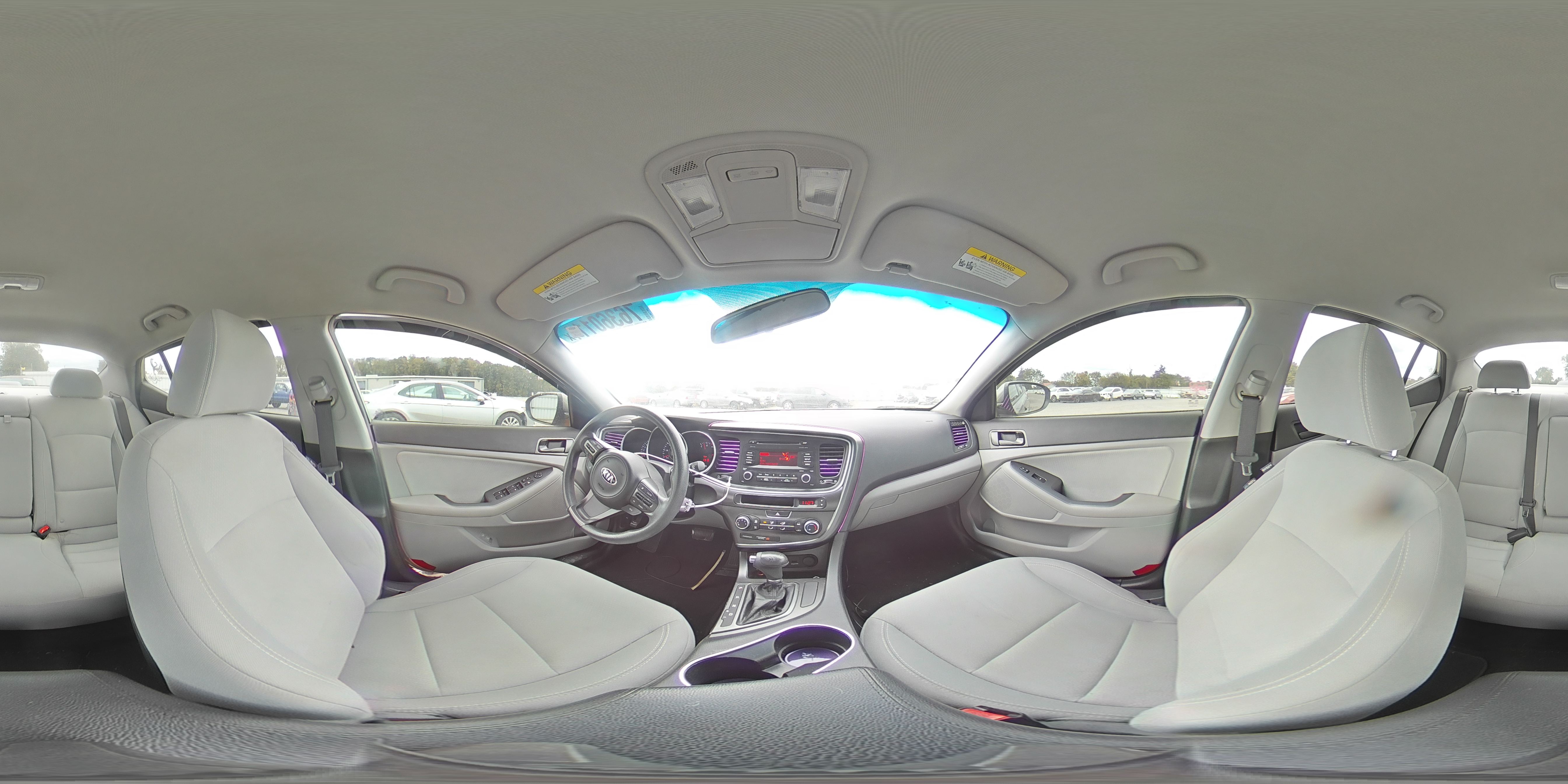 2015 KIA Optima VIN 5XXGM4A77FG373940 Copart auction photo, front end damage thumbnail 12