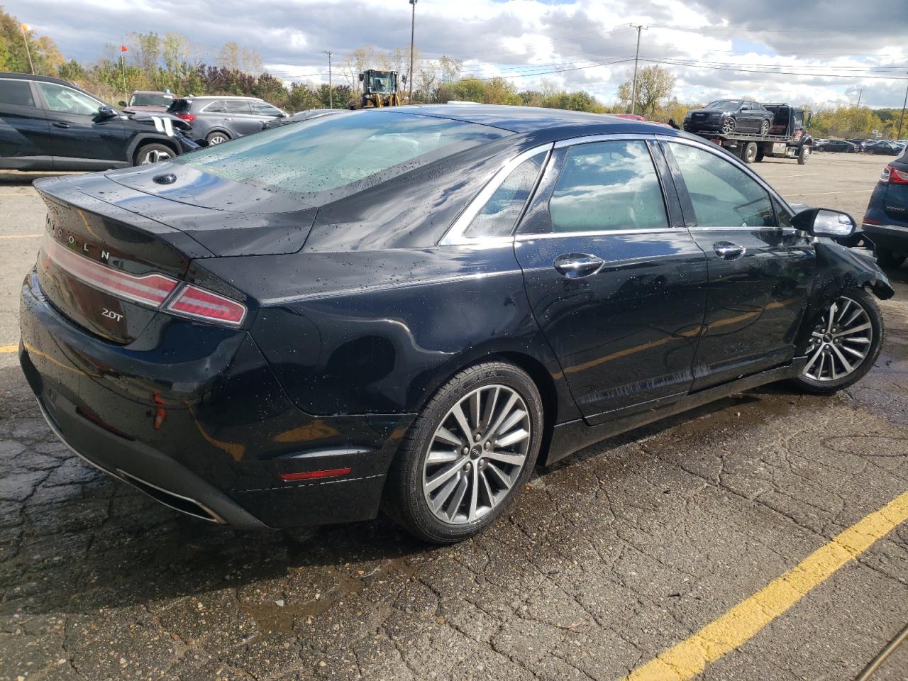 2018 Lincoln MKZ VIN 3LN6L5A91JR626164 Copart auction photo, front end / undercarriage damage thumbnail 3