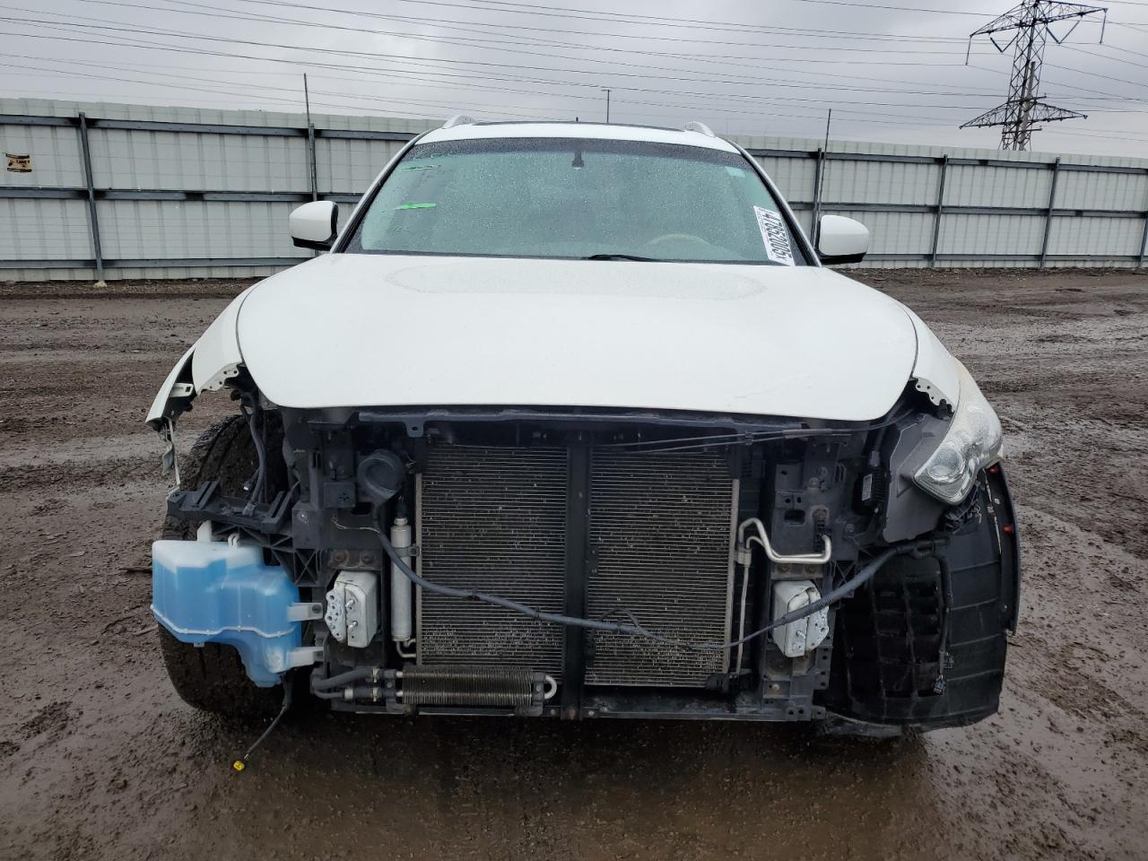 2013 Infiniti FX VIN JN8CS1MW9DM174793 Copart auction photo, front end damage thumbnail 5