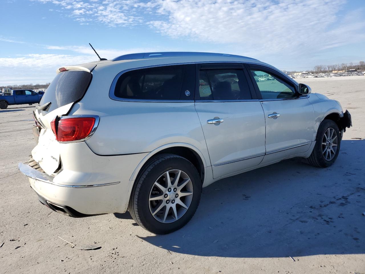 2015 Buick Enclave VIN 5GAKRBKDXFJ160840 Copart auction photo, rear end / front end damage thumbnail 3