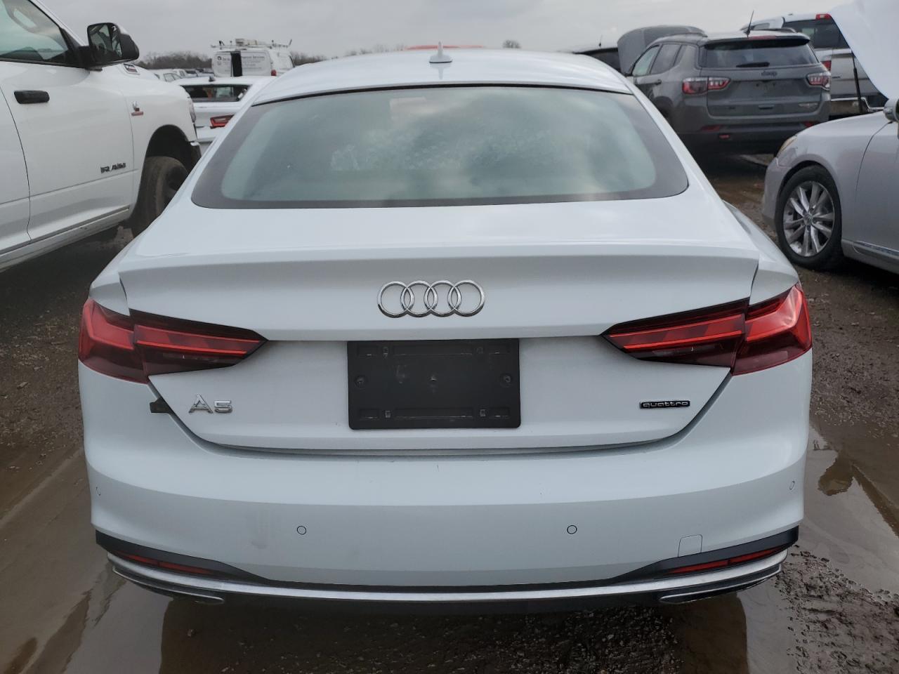 2020 Audi A5 VIN WAUCNCF54LA001053 Copart auction photo, front end damage thumbnail 6