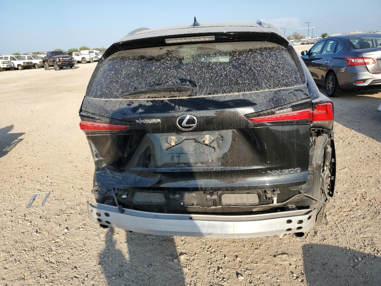 2019 Lexus NX VIN JTJYARBZ4K2143392 Copart auction photo, rear end damage thumbnail 6