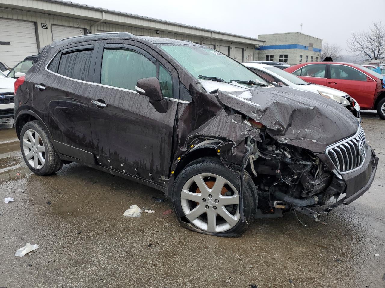 2015 Buick Encore VIN KL4CJGSB6FB149361 Copart auction photo, front end damage thumbnail 4