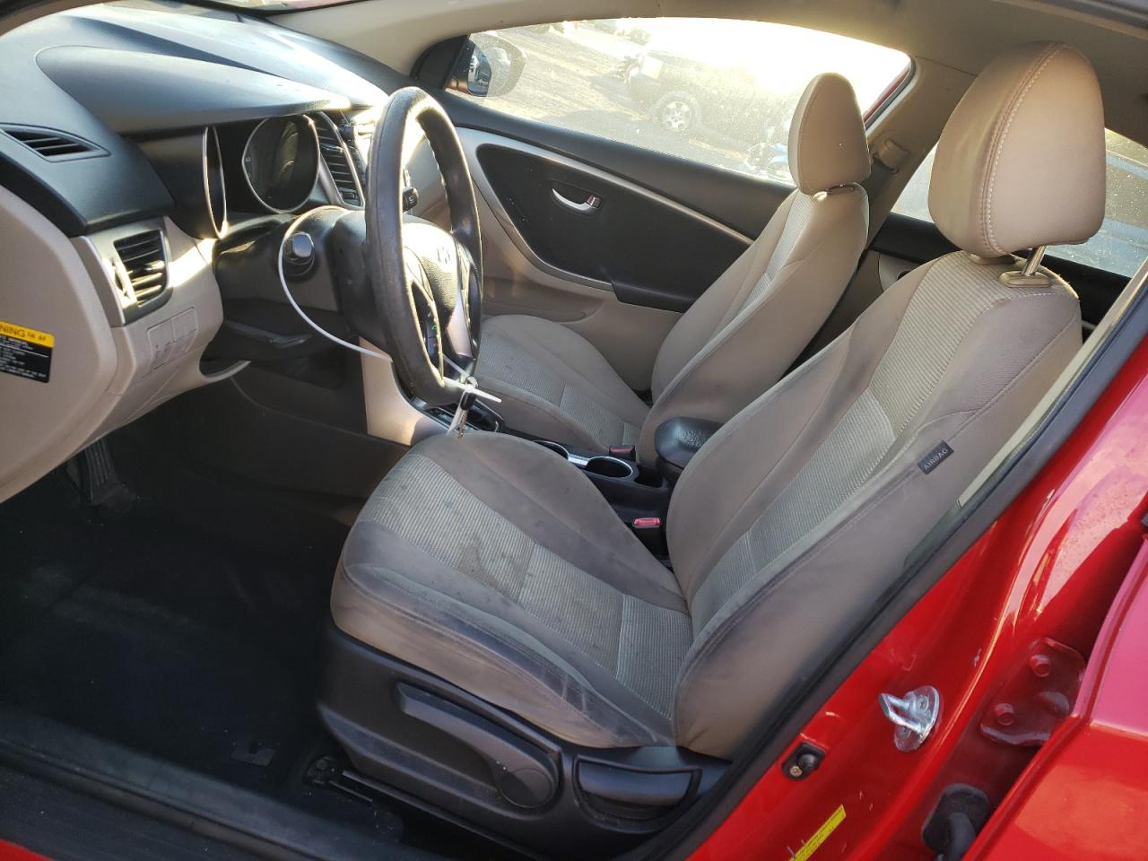 2013 Hyundai Elantra VIN KMHD35LEXDU026743 Copart auction photo, rear end damage thumbnail 7