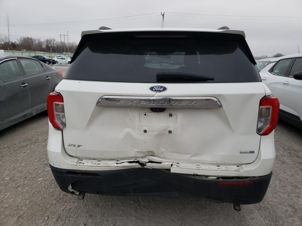 2020 Ford Explorer VIN 1FMSK8DH5LGD04353 Copart auction photo, front end / rear end damage thumbnail 6