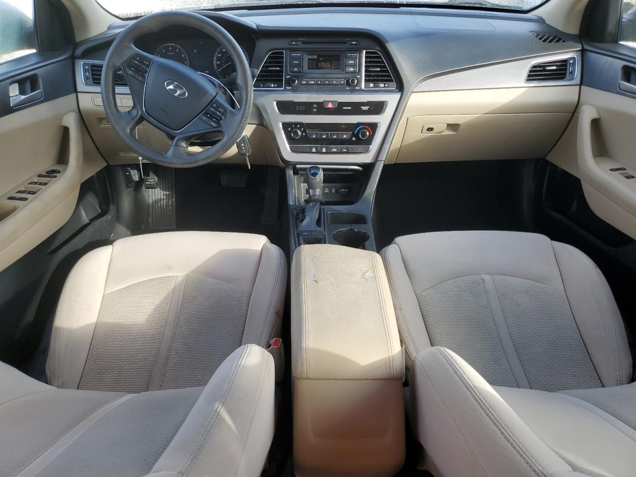 2016 Hyundai Sonata VIN 5NPE24AF2GH403985 Copart auction photo, rear end damage thumbnail 8