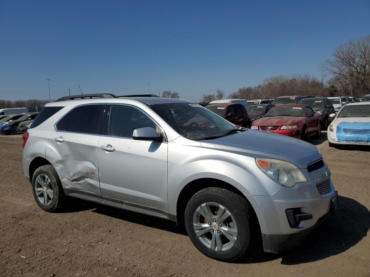2012 Chevrolet Equinox VIN 2GNFLEEK5C6322287 Copart auction photo, side damage thumbnail 4