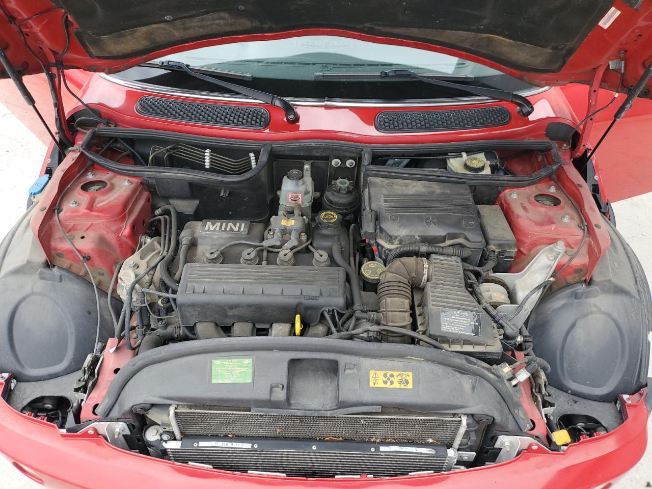 2006 MINI Cooper VIN WMWRC33516TK72729 Copart auction photo, rear end / front end damage thumbnail 11