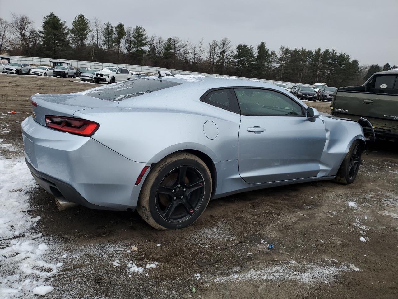 2018 Chevrolet Camaro VIN 1G1FA1RX8J0111502 Copart auction photo, front end / minor dent/scratches damage thumbnail 3
