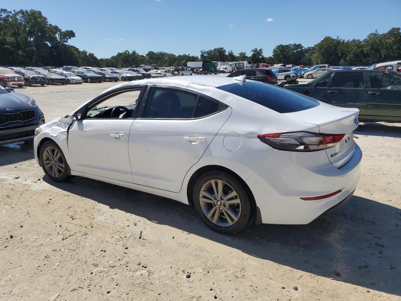 2018 Hyundai Elantra VIN 5NPD84LF8JH365712 Copart auction photo, front end / rear end damage thumbnail 2