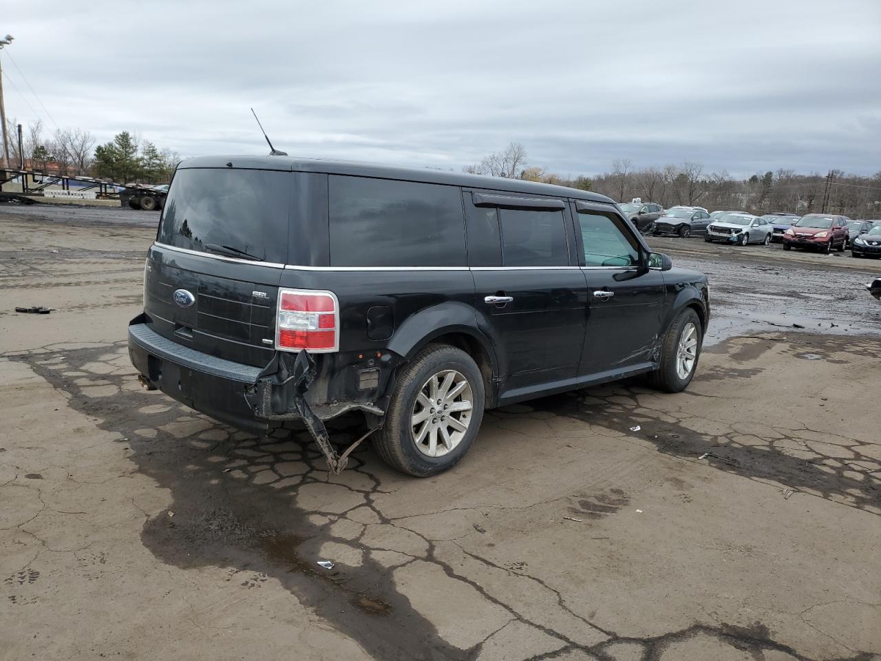 2010 Ford Flex VIN 2FMHK6CC3ABA81707 Copart auction photo, rear end damage thumbnail 3