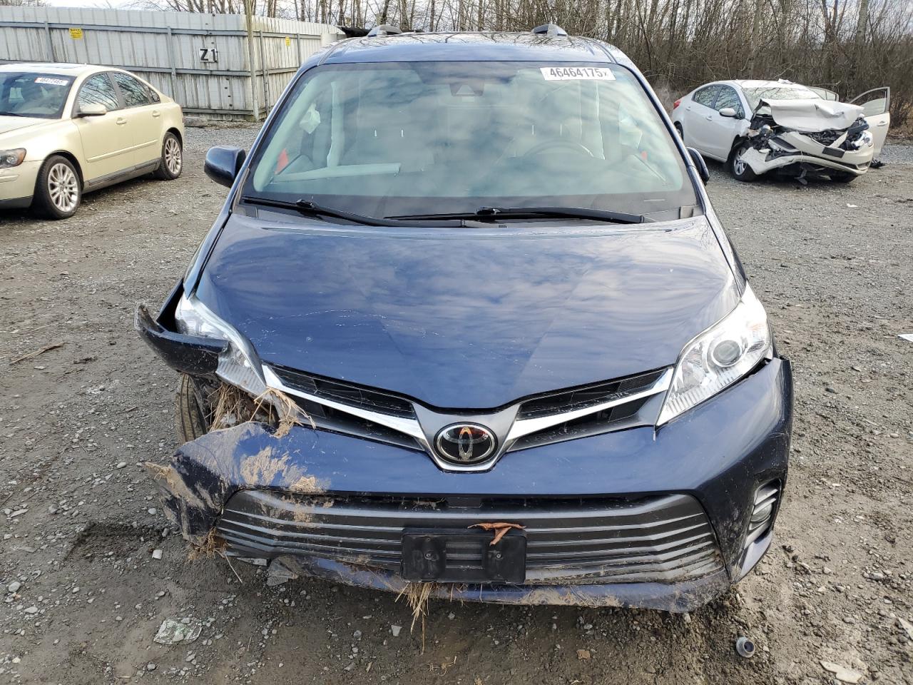2020 Toyota Sienna VIN 5TDDZ3DC2LS228726 Copart auction photo, front end / side damage thumbnail 5