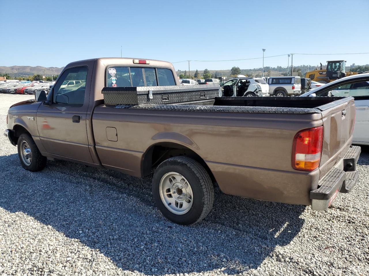 1995 Ford Ranger VIN 1FTCR10A6SPA57427 Copart auction photo, front end damage thumbnail 2