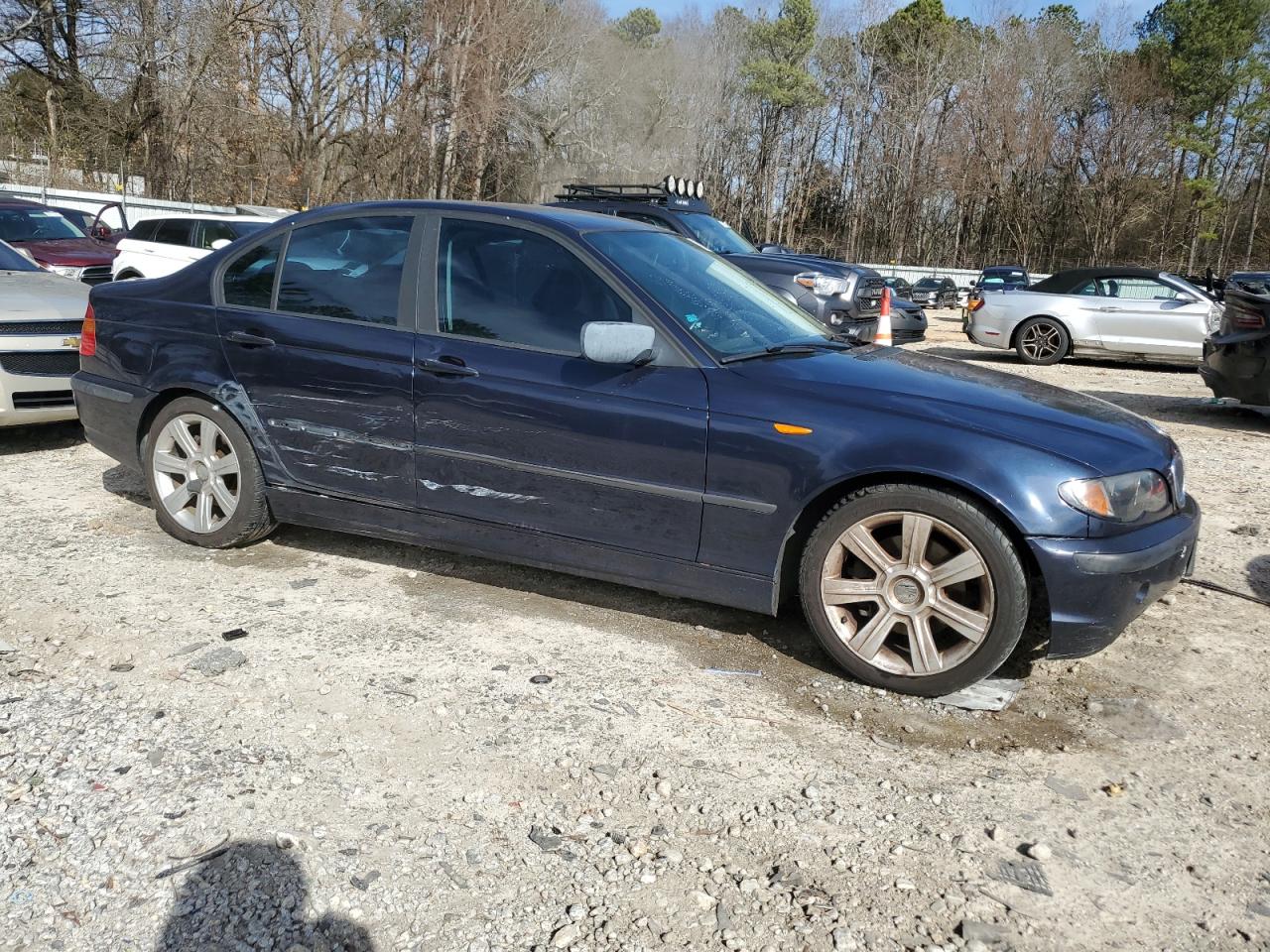 2002 BMW 3er VIN WBAET37432NJ18618 Copart auction photo, front end / side damage thumbnail 4