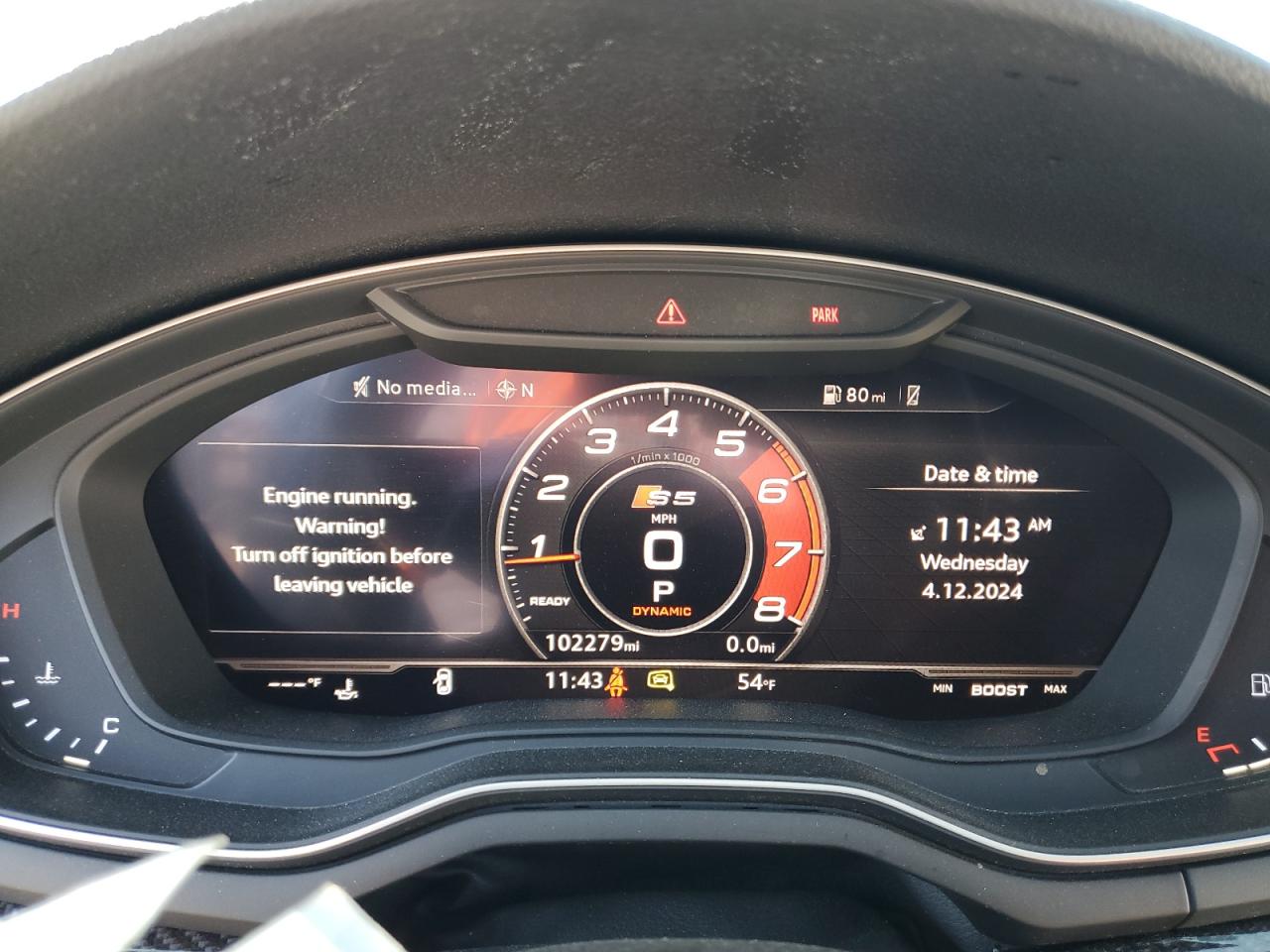 2018 Audi RS5 VIN WAUR4AF5XJA010807 Copart auction photo, stripped damage thumbnail 9