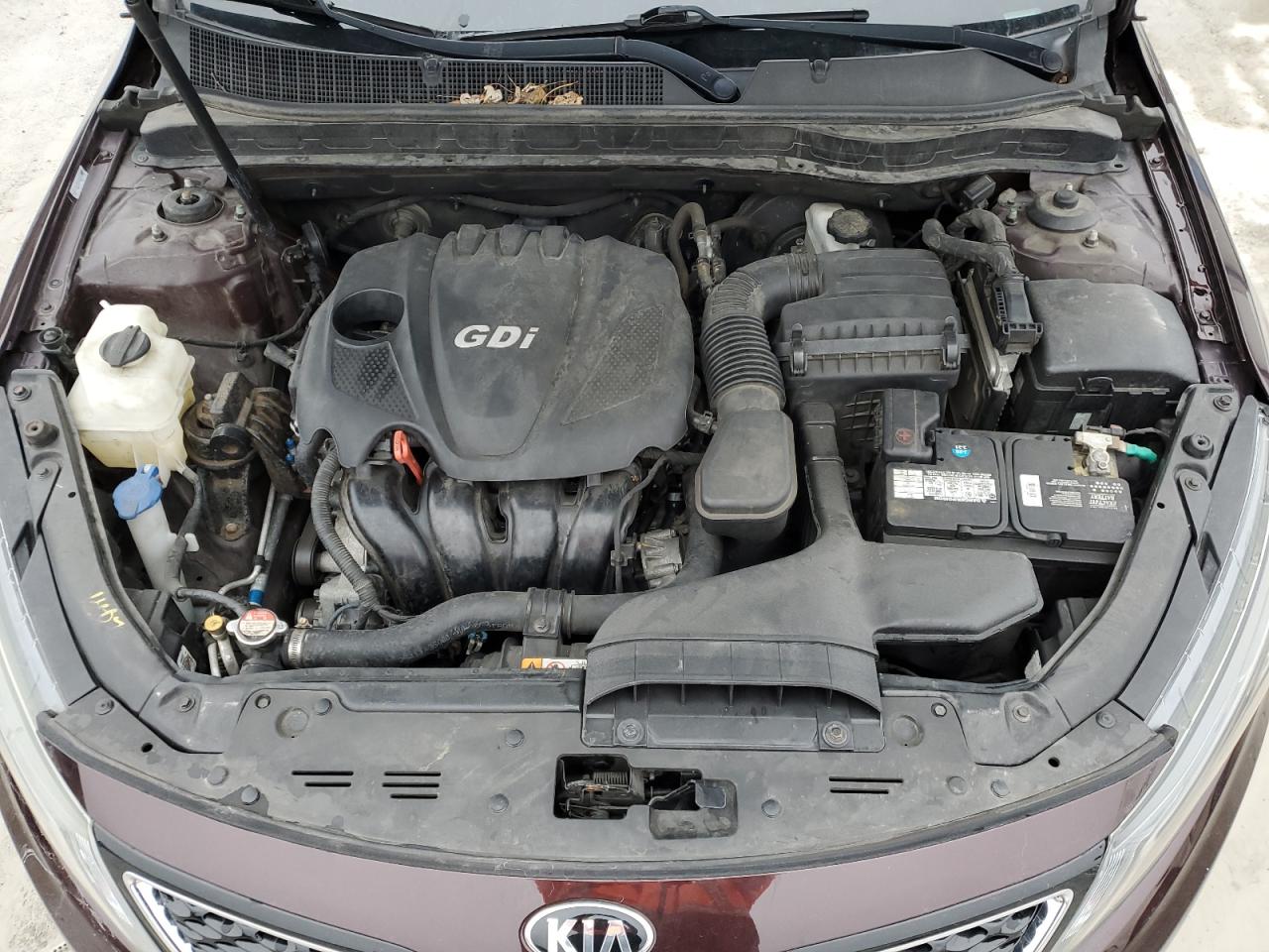 2014 KIA Optima VIN 5XXGM4A70EG282264 Copart auction photo, side damage thumbnail 11