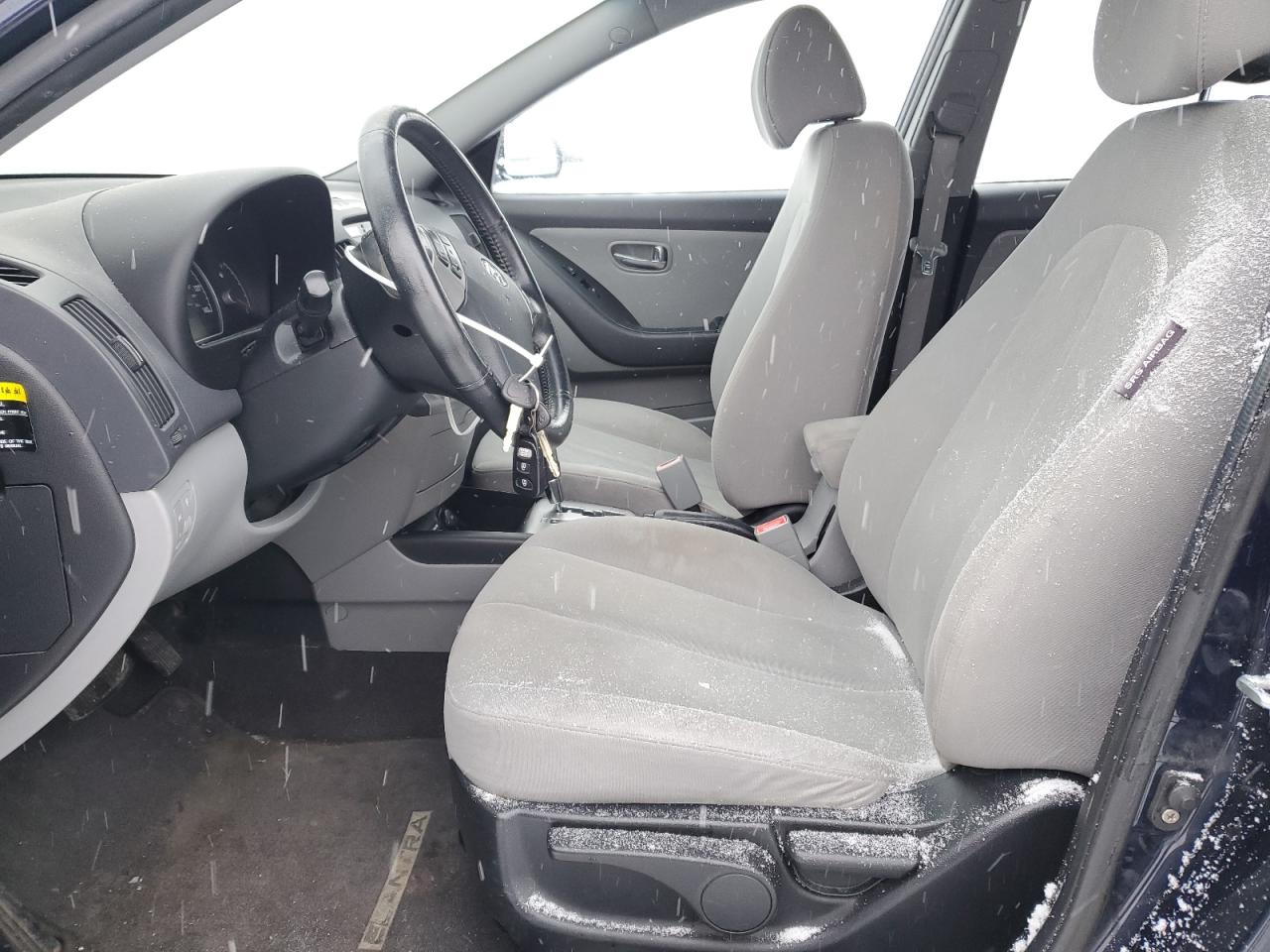 2010 Hyundai Elantra VIN KMHDU4AD5AU875756 Copart auction photo, side / rear end damage thumbnail 7