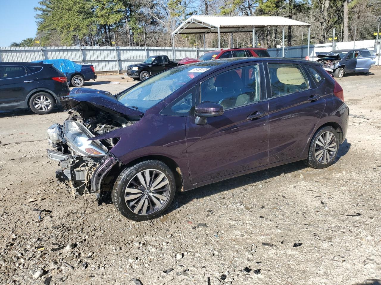 2016 Honda Fit VIN JHMGK5H79GX033280 - Copart auction photo