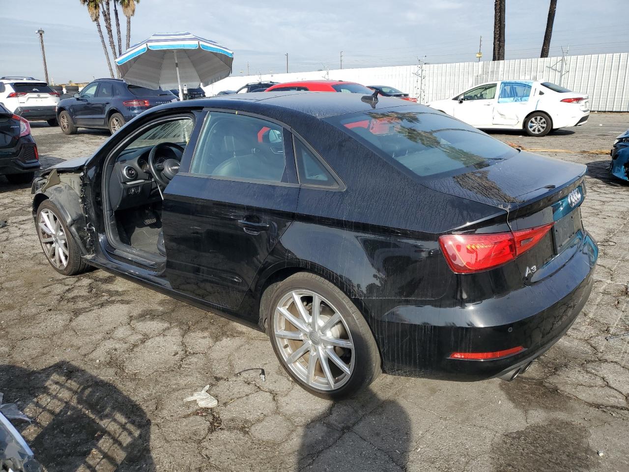 2016 Audi A3 VIN WAUA7GFFXG1037806 Copart auction photo, front end / side damage thumbnail 2