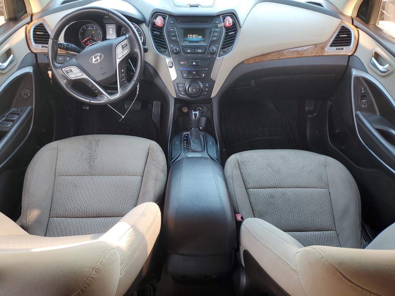 2014 Hyundai Santa Fe VIN 5XYZU3LB4EG130374 Copart auction photo, minor dent/scratches damage thumbnail 8