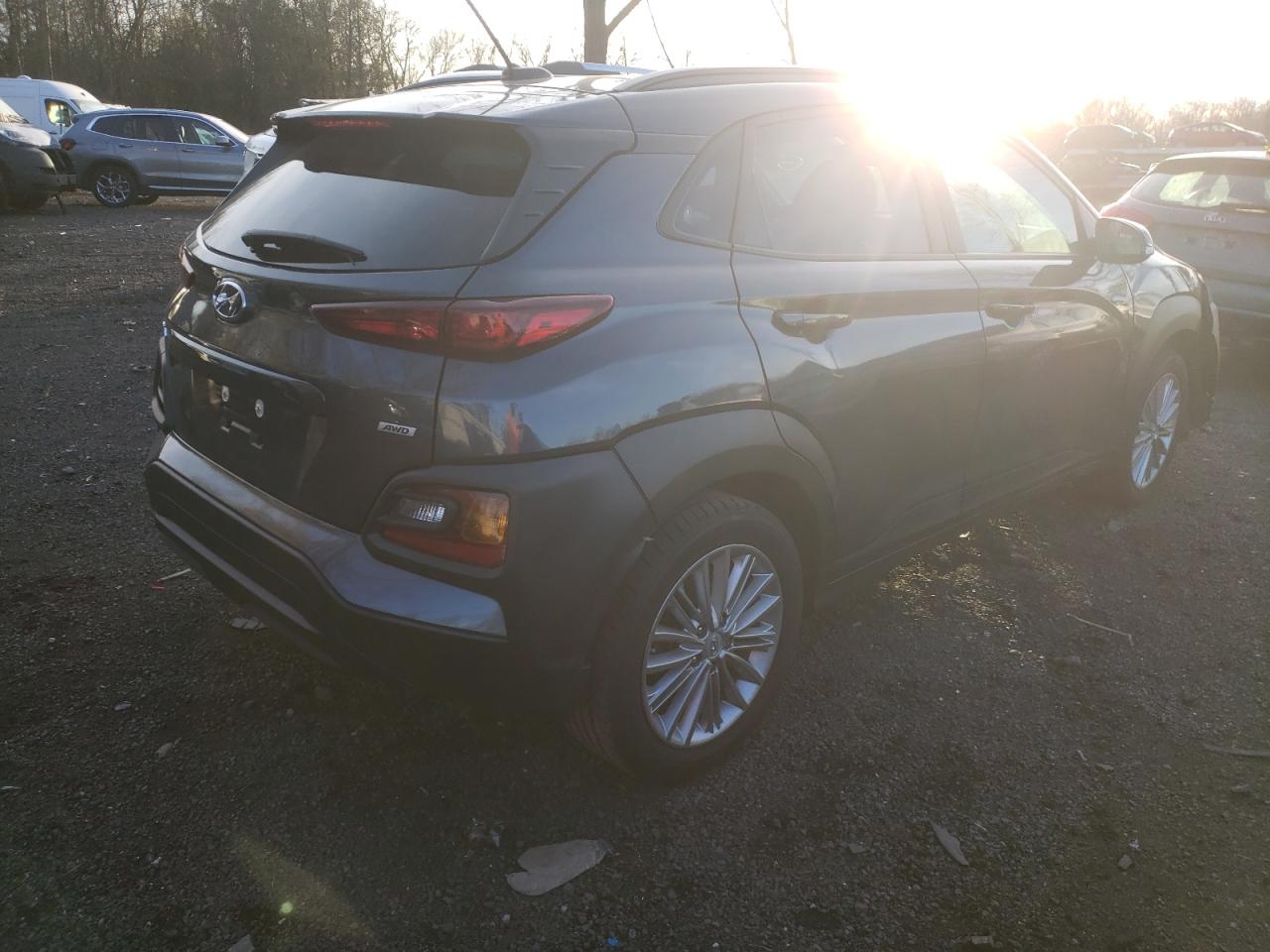 2021 Hyundai Kona VIN KM8K2CAA5MU707729 Copart auction photo, front end / minor dent/scratches damage thumbnail 3