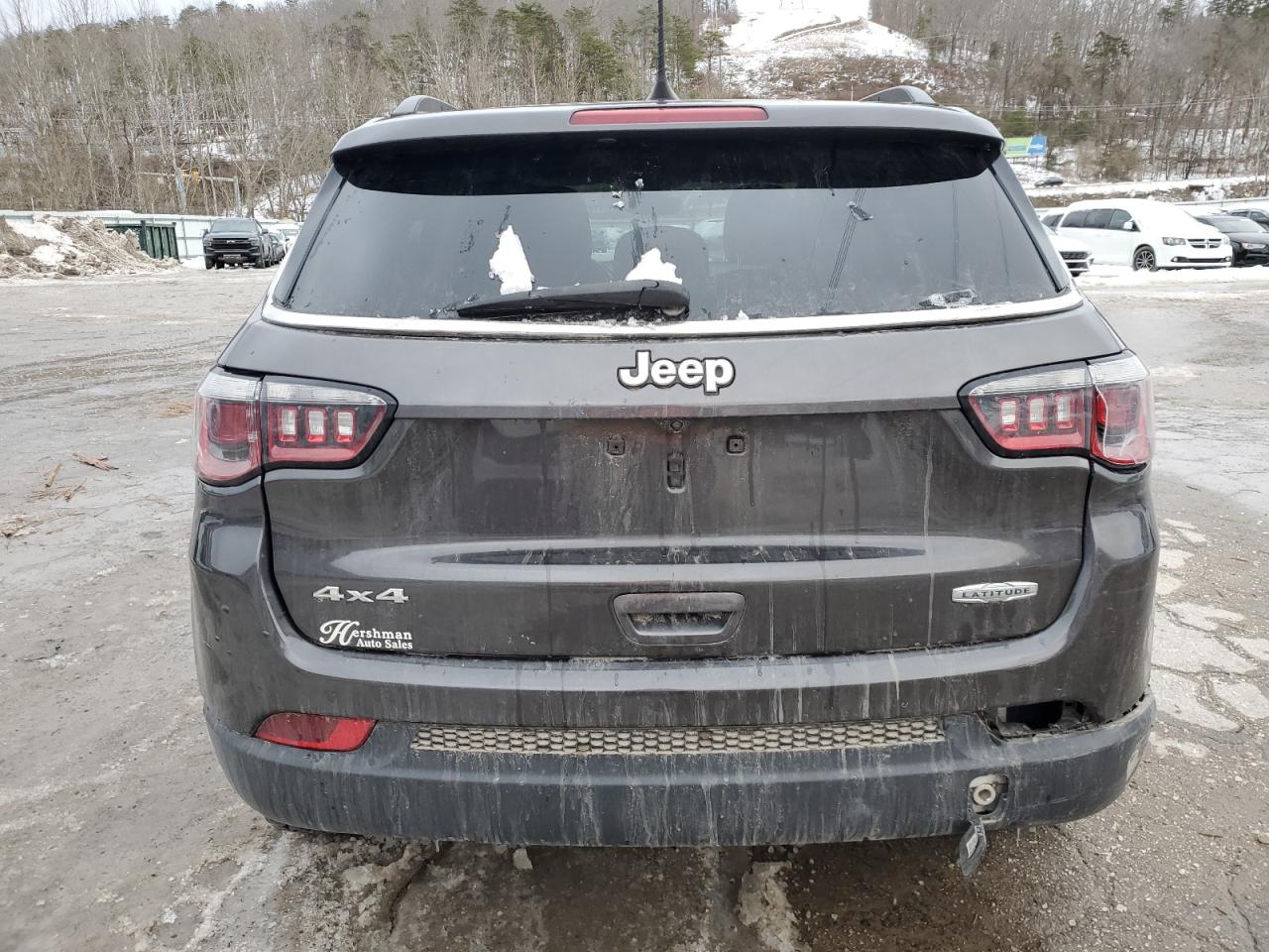 2020 Jeep Compass VIN 3C4NJDBB7LT125982 Copart auction photo, rear end / side damage thumbnail 6