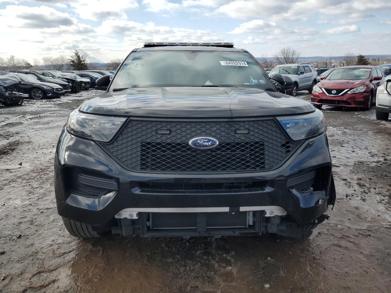 2022 Ford Explorer VIN 1FM5K8ABXNGA42328 Copart auction photo, side / rear end damage thumbnail 5