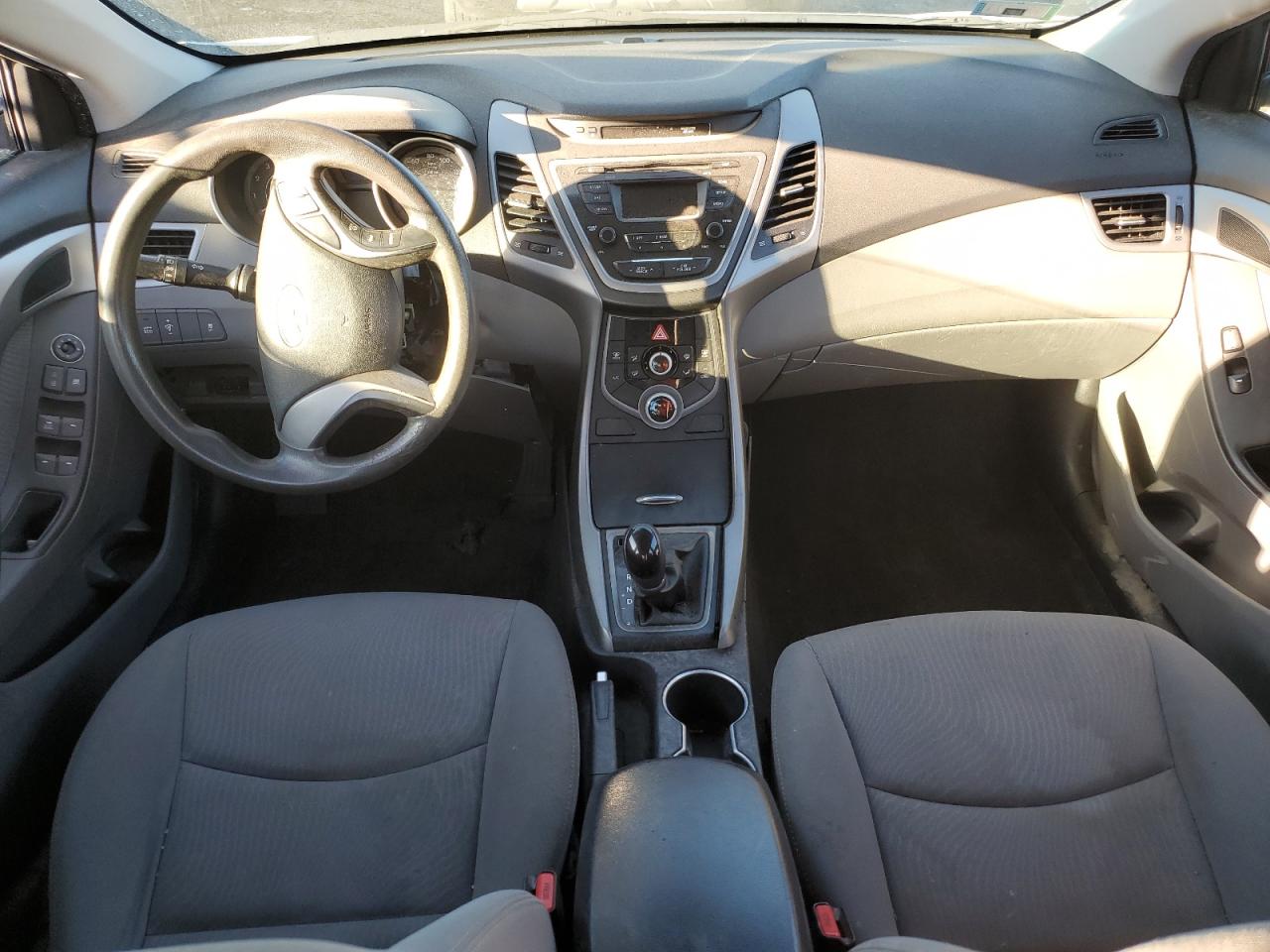 2014 Hyundai Elantra VIN KMHDH4AE8EU106283 Copart auction photo, front end damage thumbnail 8