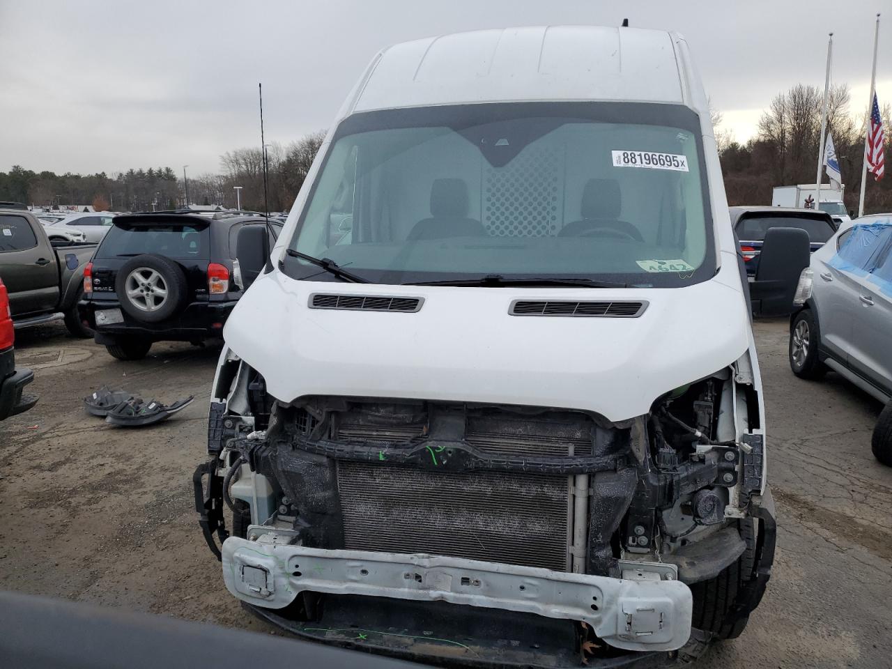 2020 Ford Transit VIN 1FTBR3X81LKB50381 Copart auction photo, front end / minor dent/scratches damage thumbnail 5