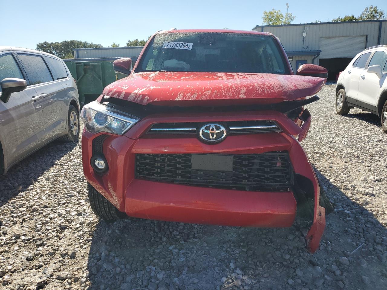 2021 Toyota 4Runner VIN JTEMU5JR1M5892148 Copart auction photo, front end damage thumbnail 5