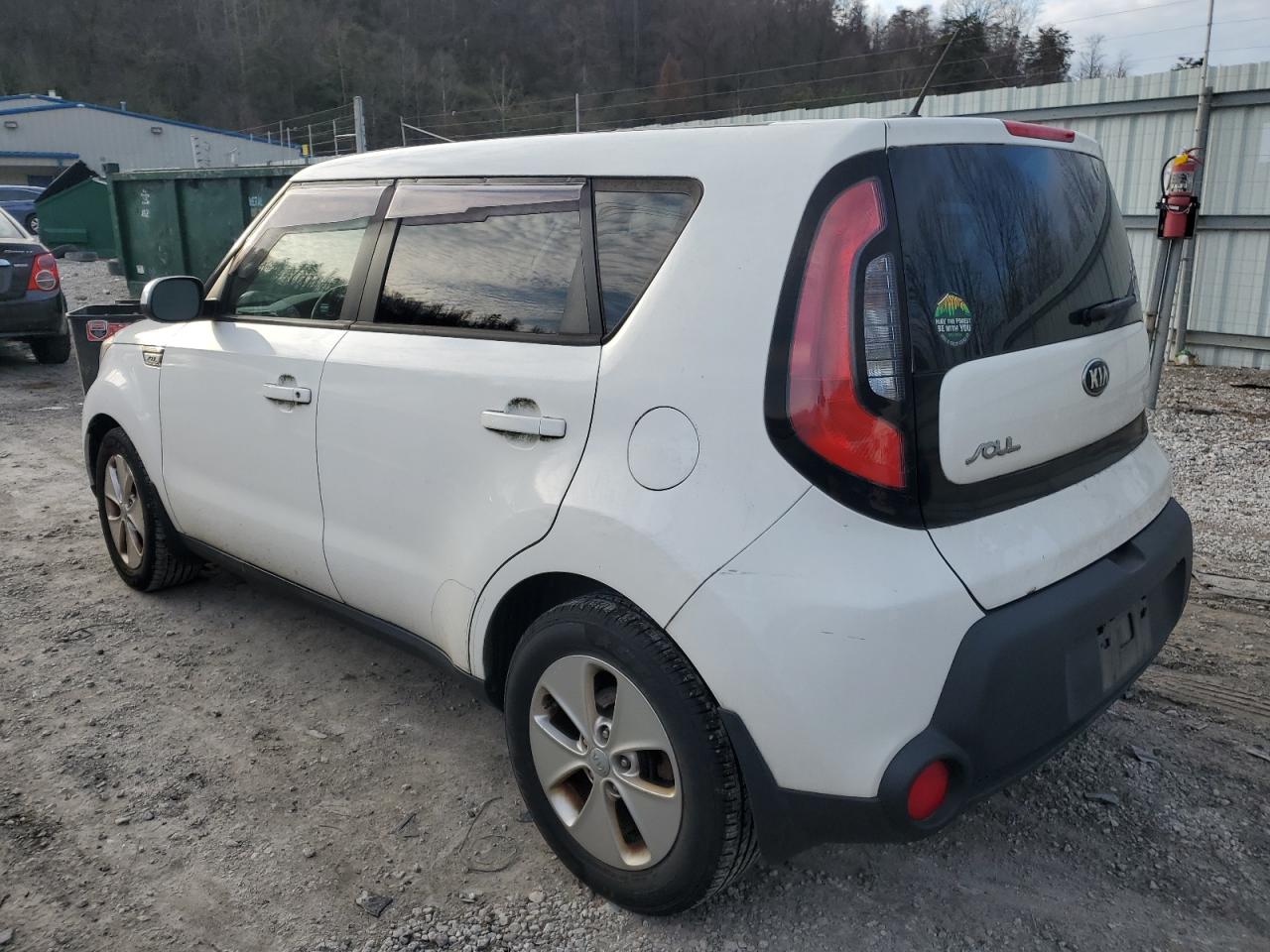 2015 KIA Soul VIN KNDJN2A25F7774696 Copart auction photo, all over damage thumbnail 2