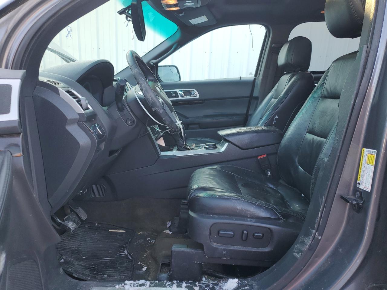 2013 Ford Explorer VIN 1FM5K8F88DGC23066 Copart auction photo, front end / side damage thumbnail 7