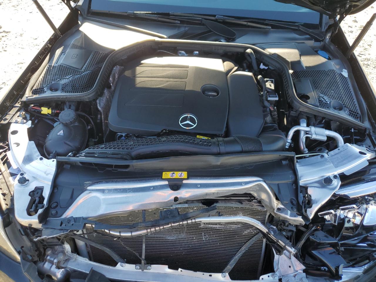 2019 Mercedes-Benz C-klasse VIN 55SWF8DB5KU311039 Copart auction photo, front end damage thumbnail 11