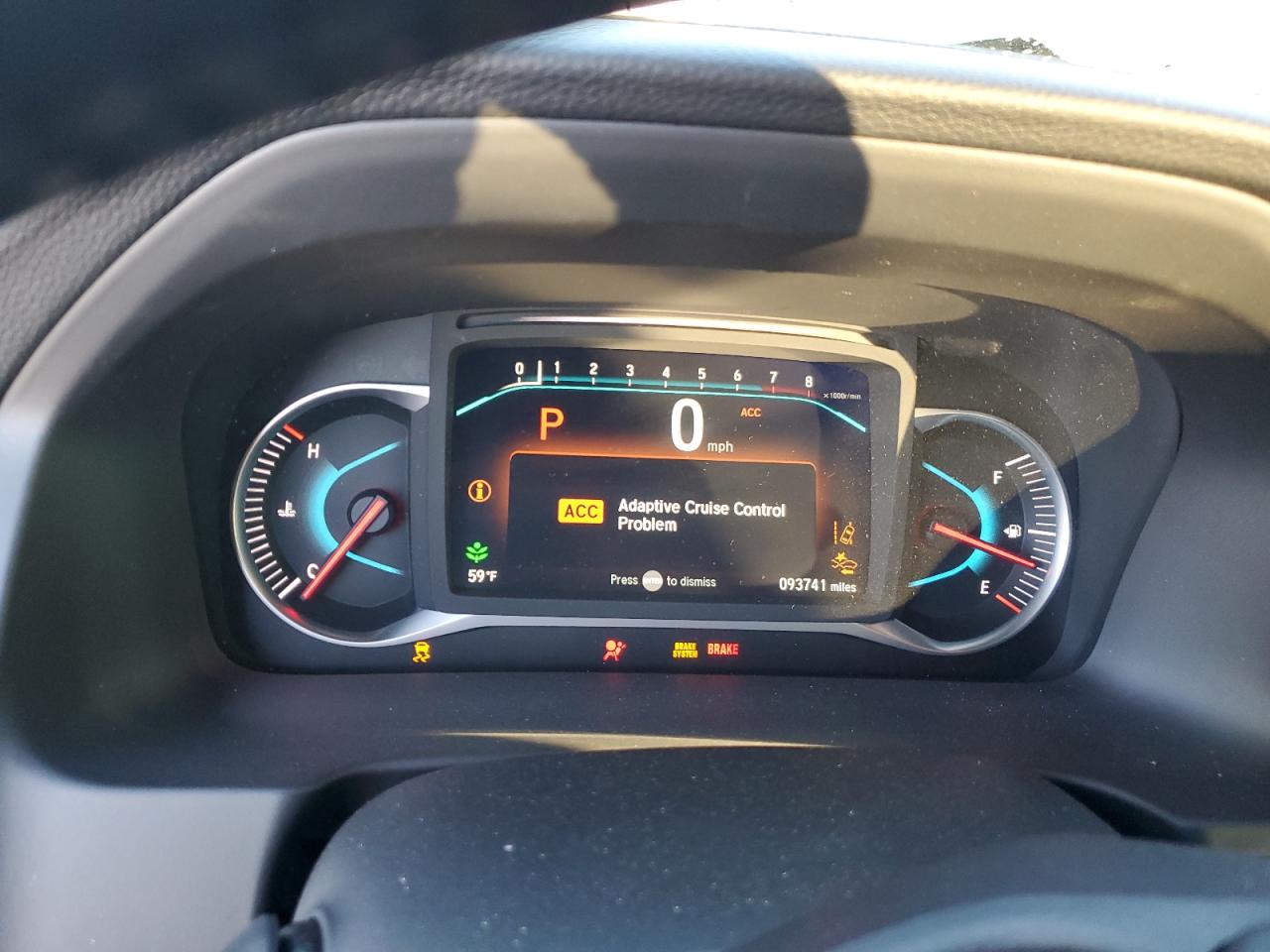 2021 Honda Passport VIN 5FNYF7H90MB008488 Copart auction photo, front end damage thumbnail 9