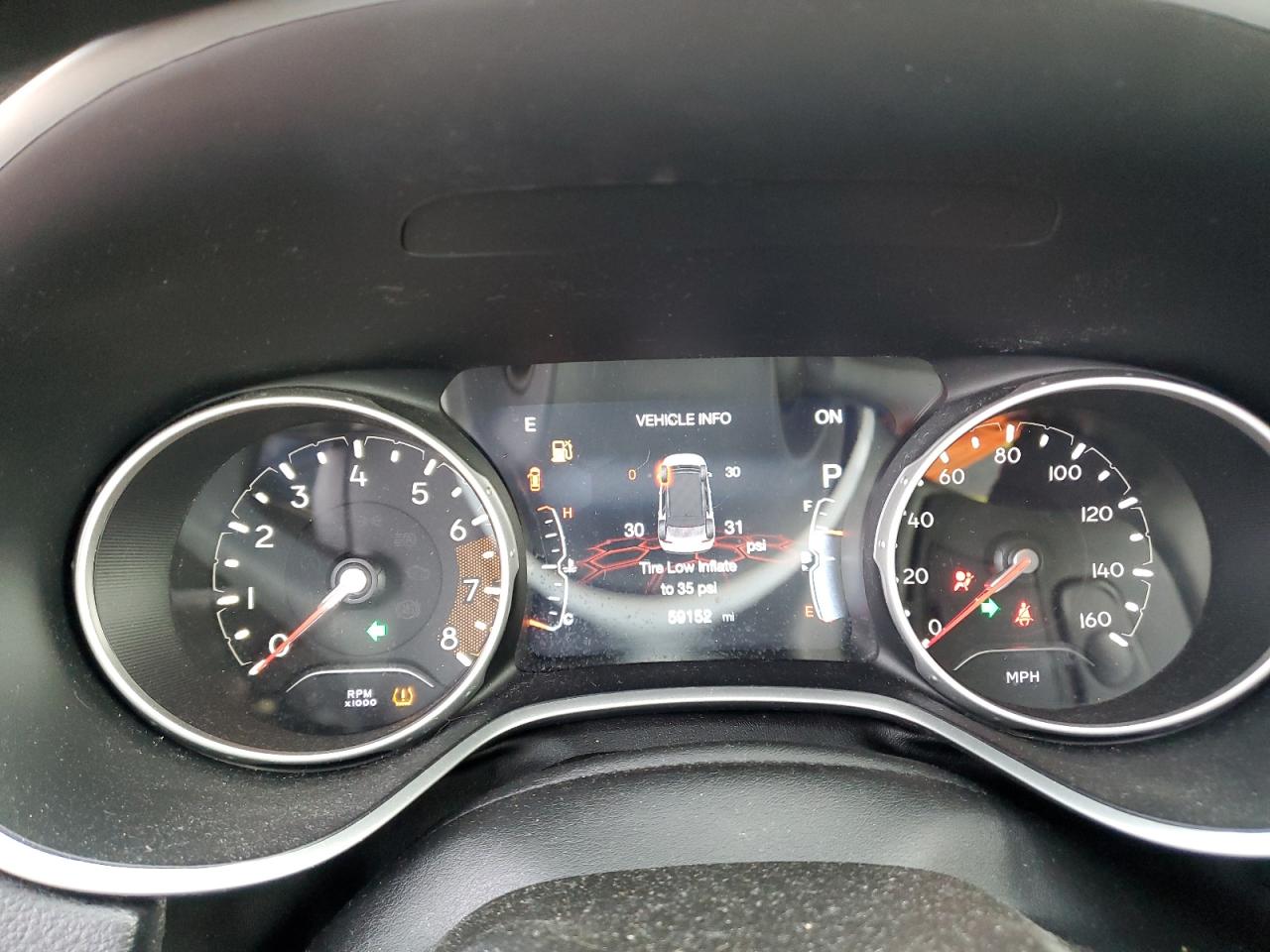 2019 Jeep Compass VIN 3C4NJDBB0KT755275 Copart auction photo, front end damage thumbnail 9