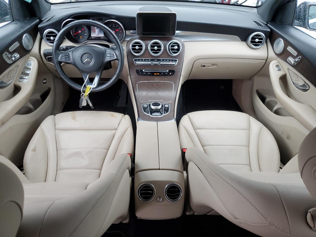 2018 Mercedes-Benz GLC VIN WDC0G4KB3JV106104 Copart auction photo, side damage thumbnail 8