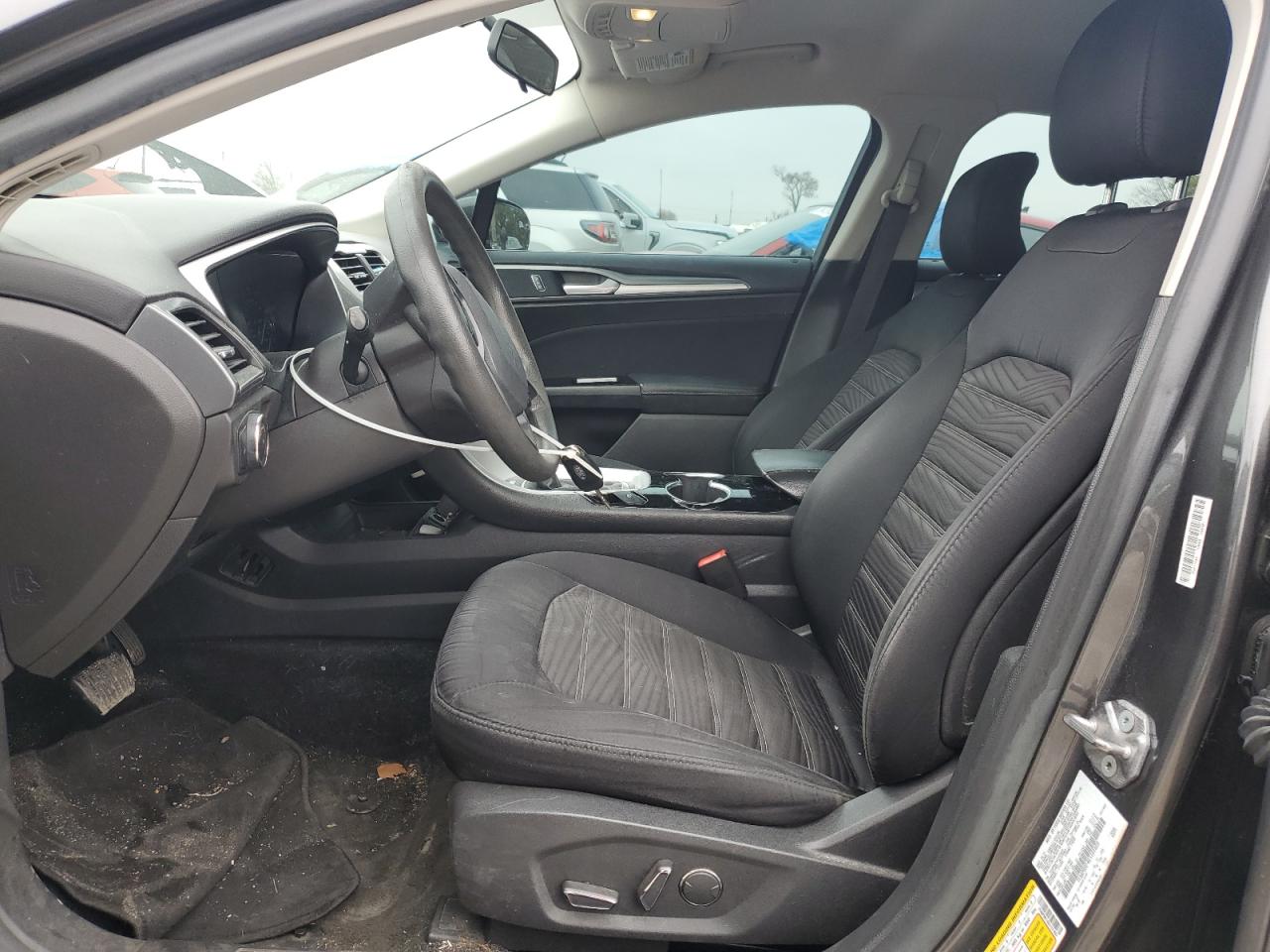 2016 Ford Fusion VIN 1FA6P0H74G5101603 Copart auction photo, undercarriage / front end damage thumbnail 7