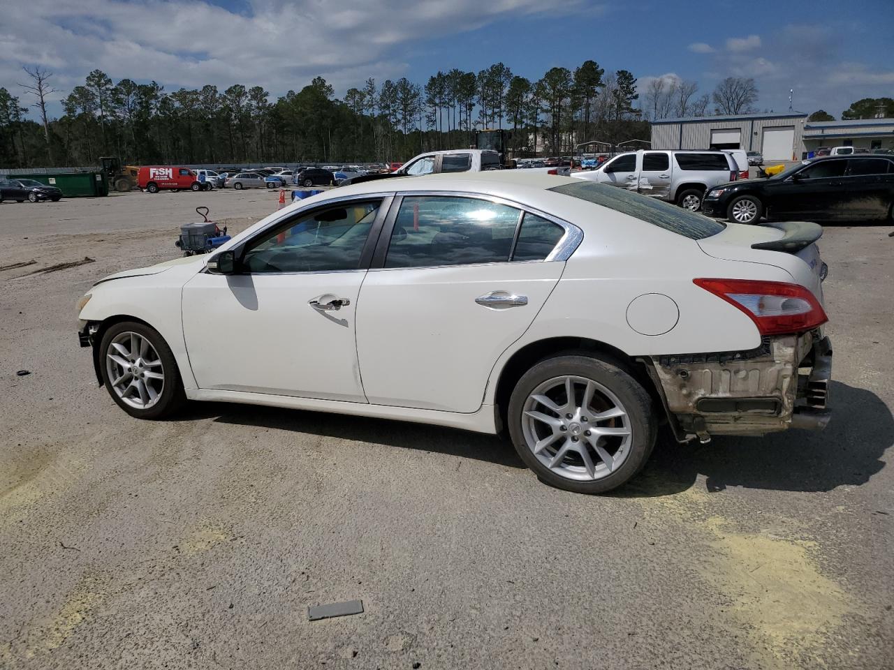 2009 Nissan Maxima VIN 1N4AA51E99C840546 Copart auction photo, front end / rear end damage thumbnail 2