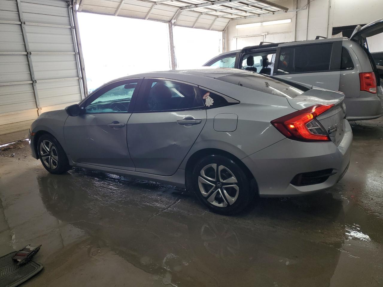 2016 Honda Civic VIN 19XFC2F56GE099599 Copart auction photo, all over damage thumbnail 2