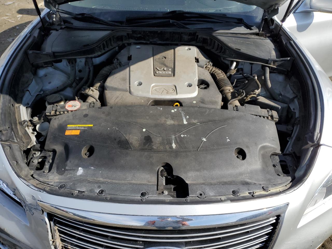 2013 Infiniti M VIN JN1BY1AP2DM512055 Copart auction photo, all over / undercarriage damage thumbnail 12