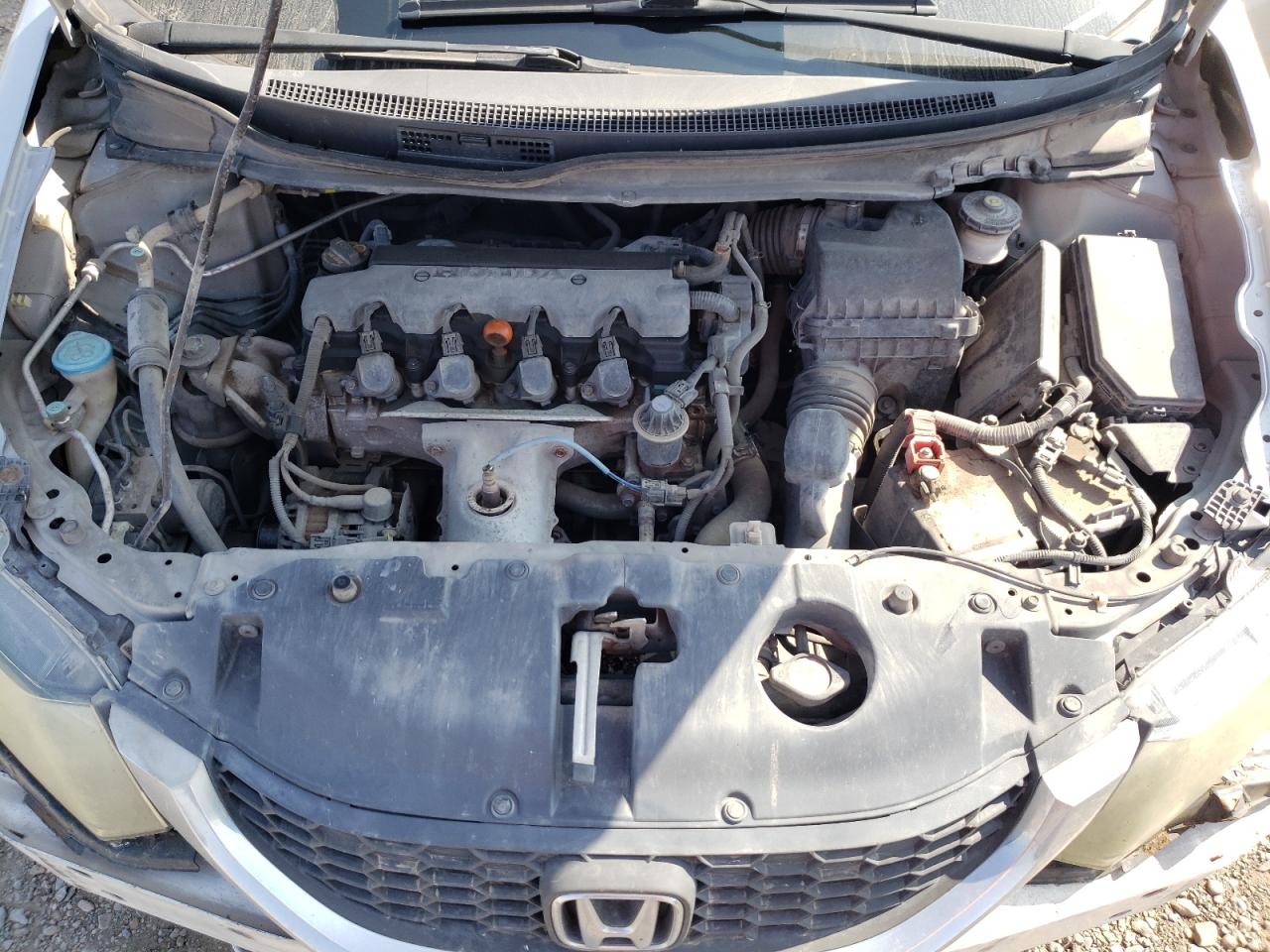 2013 Honda Civic VIN 2HGFB2F55DH502234 Copart auction photo, front end / rear end damage thumbnail 11