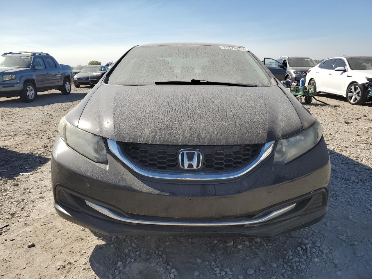 2014 Honda Civic VIN 2HGFB2E5XEH502720 Copart auction photo, all over damage thumbnail 5
