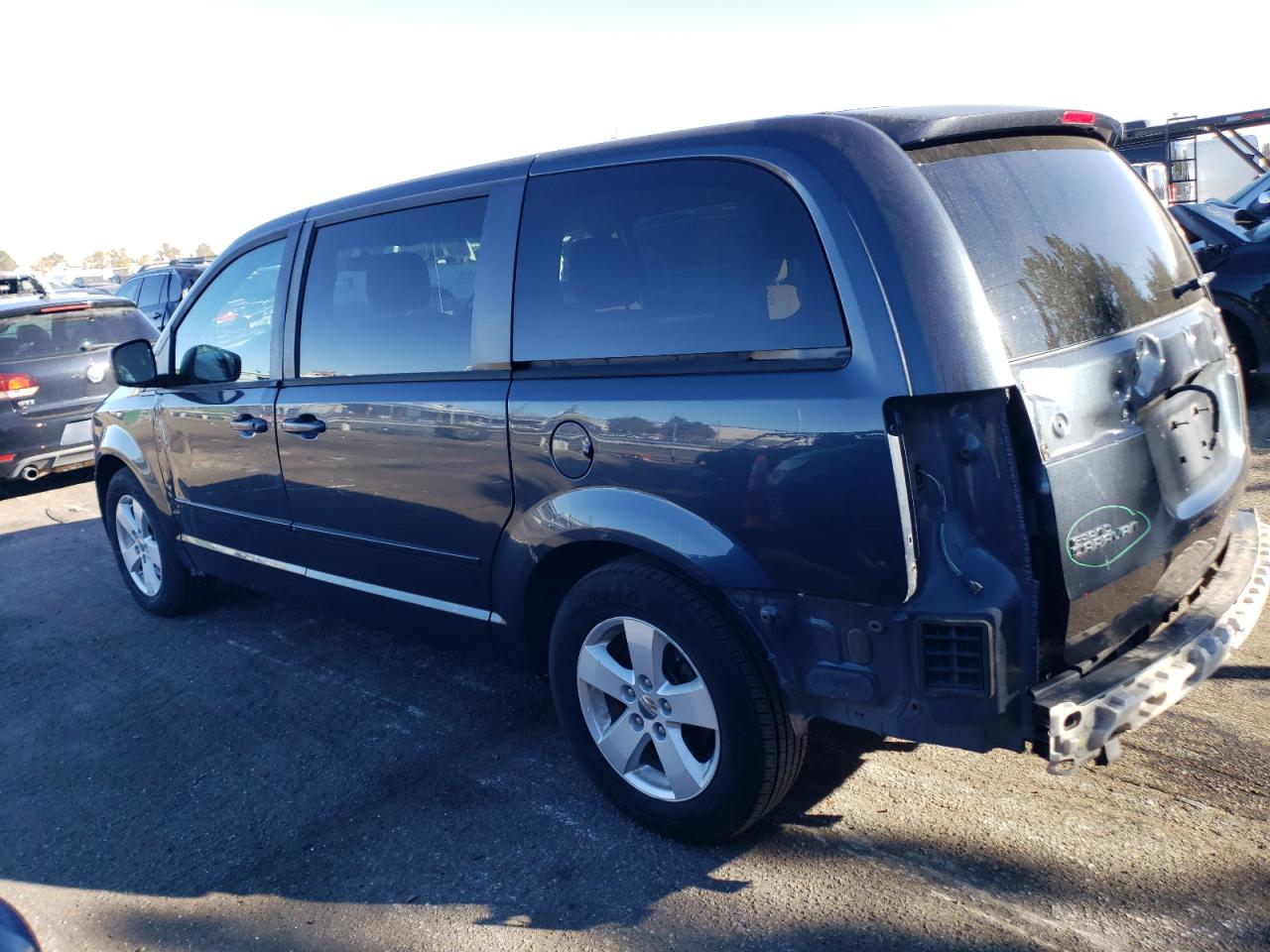 2013 Dodge Caravan VIN 2C4RDGBGXDR791566 Copart auction photo, rear end / side damage thumbnail 2