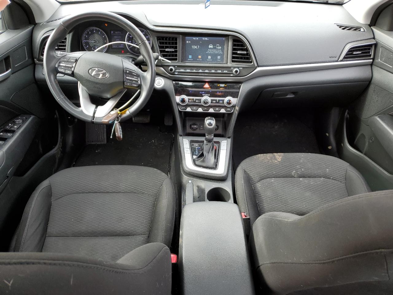 2020 Hyundai Elantra VIN 5NPD84LF3LH503353 Copart auction photo, side damage thumbnail 8