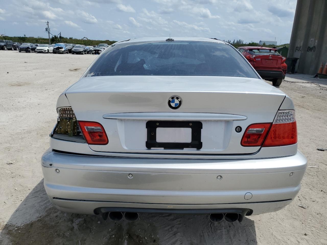 2006 BMW M3 VIN WBSBL93466PN65851 Copart auction photo, front end / side damage thumbnail 6