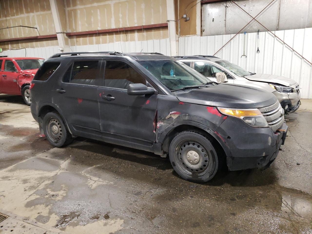 2013 Ford Explorer VIN 1FM5K8B82DGC39821 Copart auction photo, side damage thumbnail 4