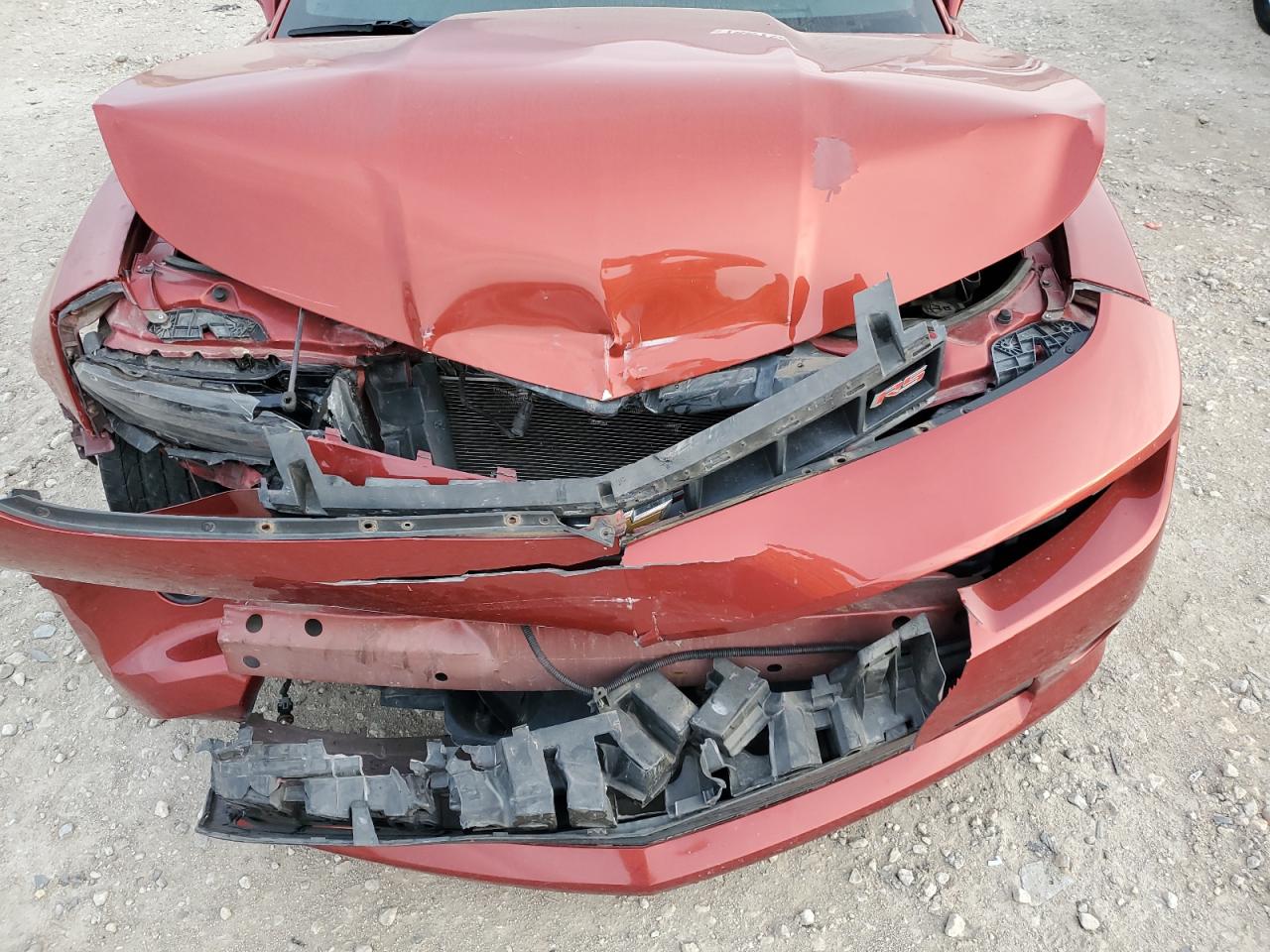 2015 Chevrolet Camaro VIN 2G1FF1E33F9110940 Copart auction photo, front end / mechanical damage thumbnail 12