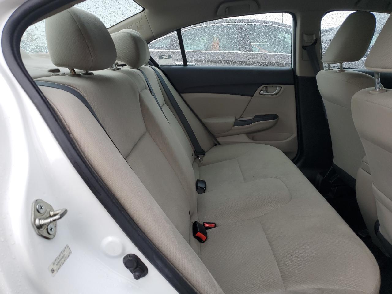 2013 Honda Civic VIN 2HGFB2F51DH583877 Copart auction photo, rear end damage thumbnail 10