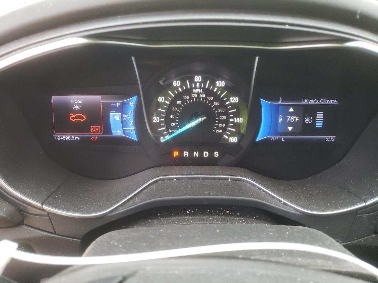 2013 Ford Fusion VIN 3FA6P0K98DR123865 Copart auction photo, mechanical damage thumbnail 9