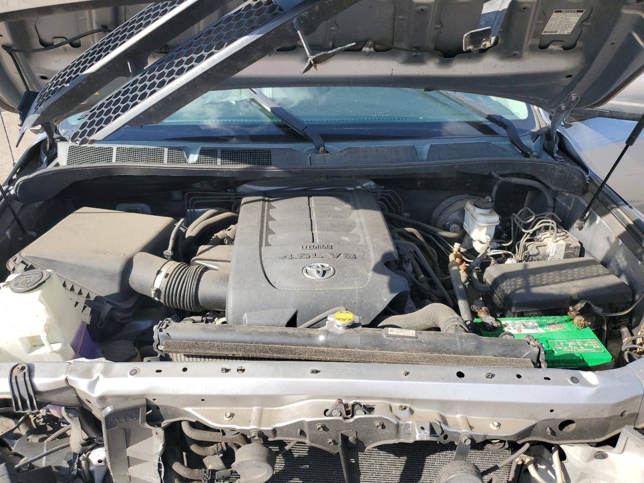 2012 Toyota Tundra VIN 5TFDM5F19CX038406 Copart auction photo, side / front end damage thumbnail 12